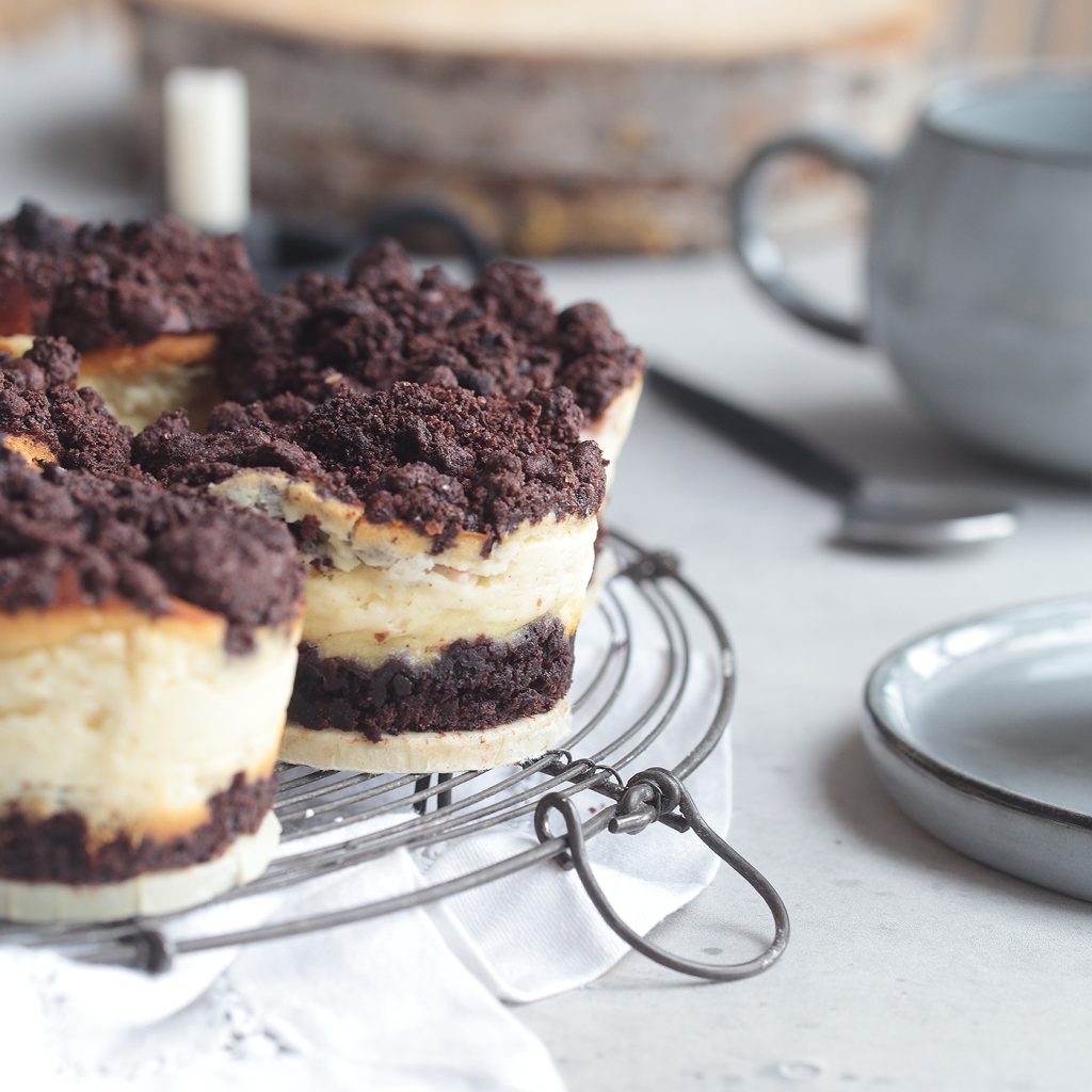 Käsekuchen-Streusel-Muffins mit Kirschen | ( Puppenzimmer ) | Bloglovin’