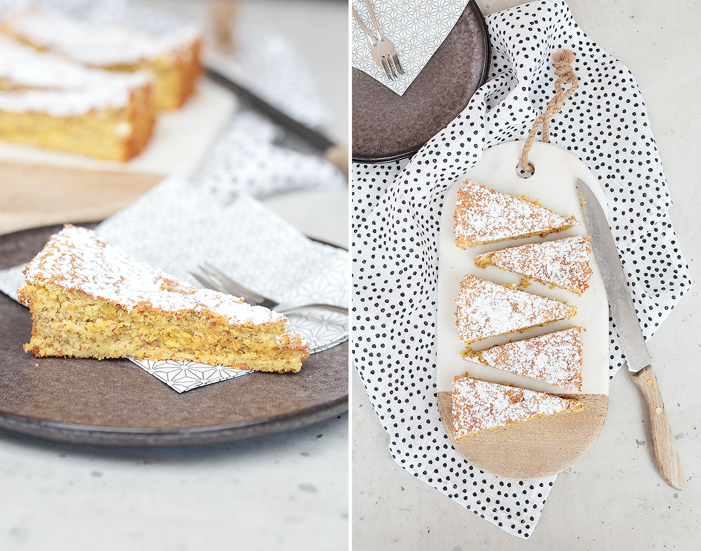 Orangen-Mandel-Tarte glutenfrei backen